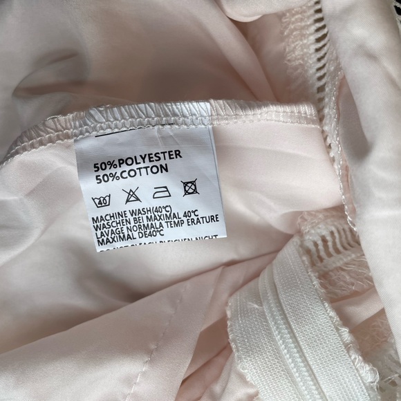 NWOT Ivory Lace Beach Wedding Strappy Jumpsuit, Honeymoon, Vacation, Size Large - Picture 11 of 13